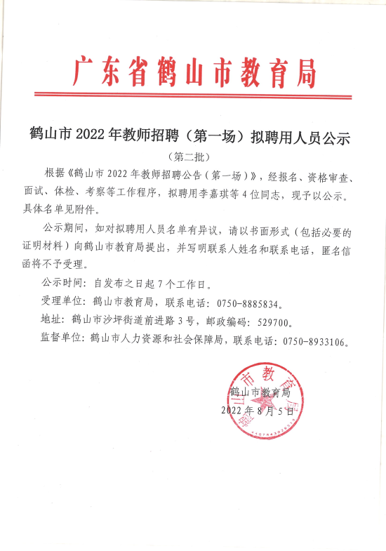 已處理1659705658682廣東省鶴山市2022年教師招聘（第一場(chǎng)）擬聘用人員公示（第二批）4人）_00.png